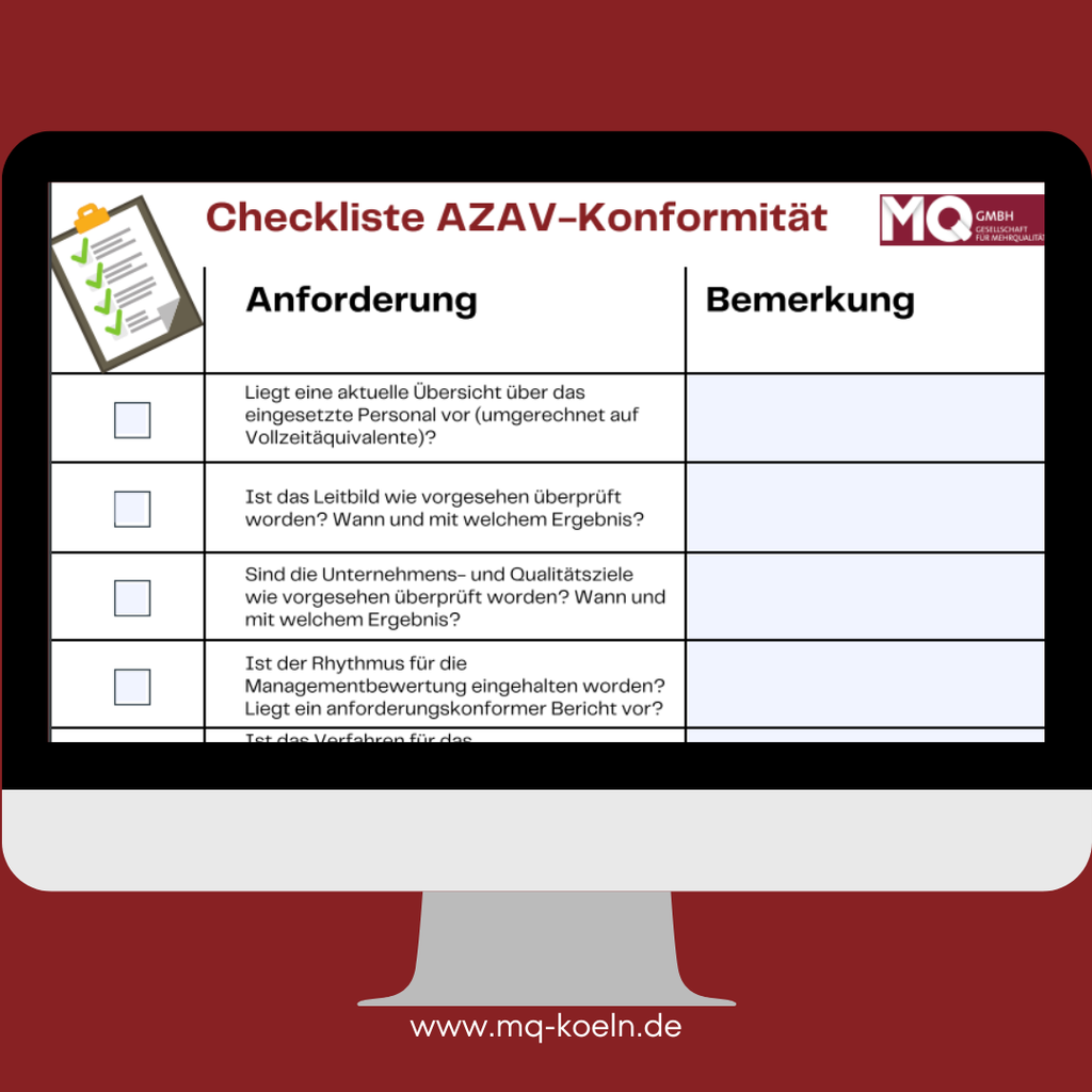 Auditcheckliste AZAV-Konformität