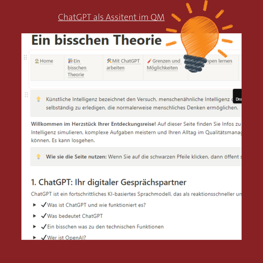 Wiki ChatGPT als Assistent im QM